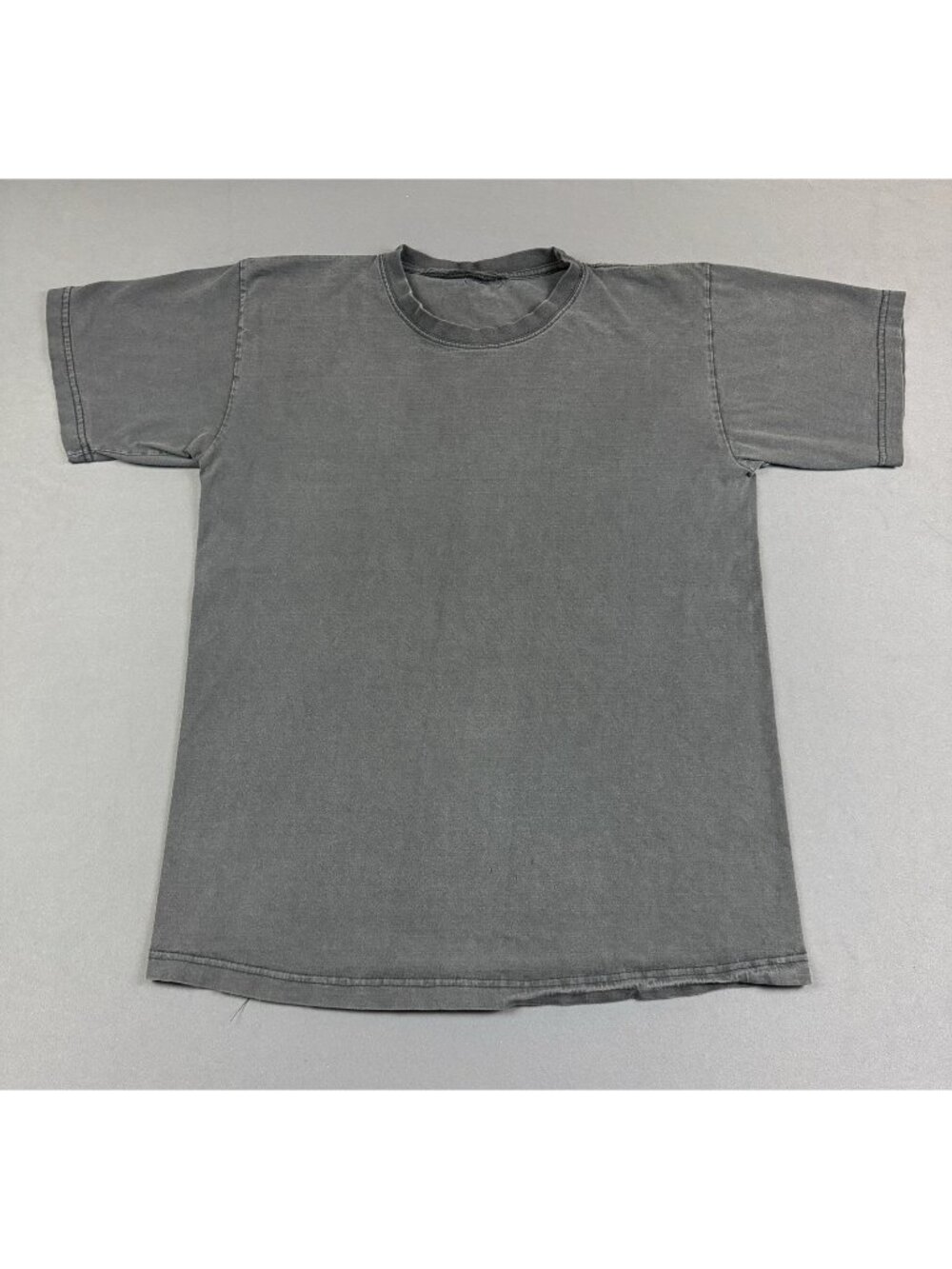 Rare Vintage Y2K Sun Fade Blank Black Shirt Skate Punk Beach Streetwear Medium